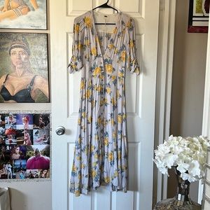 Free People Floral Beach Maxi Dress